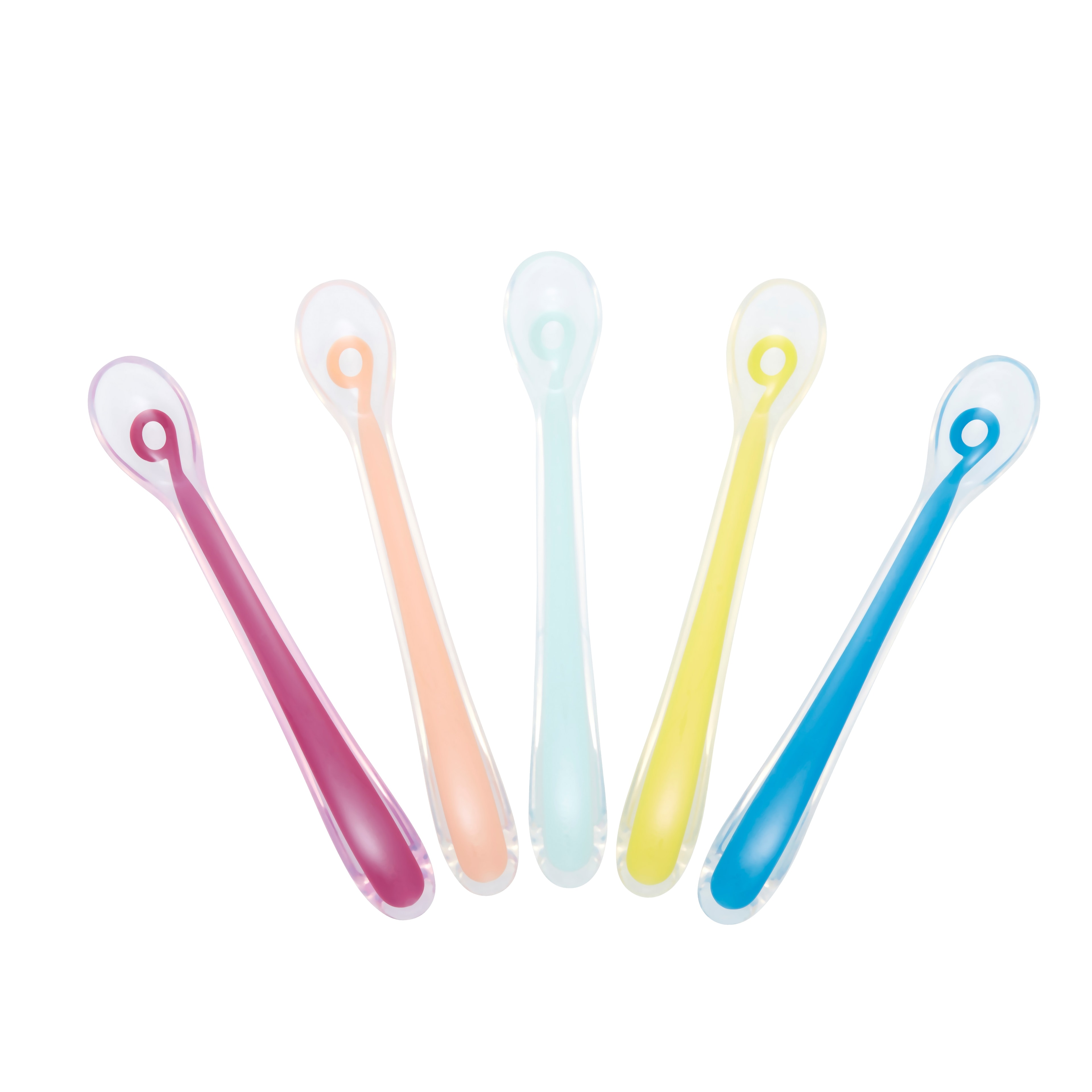 Babymoov - Babymoov Lote de 5 Cucharas de Silicona. - Image 1