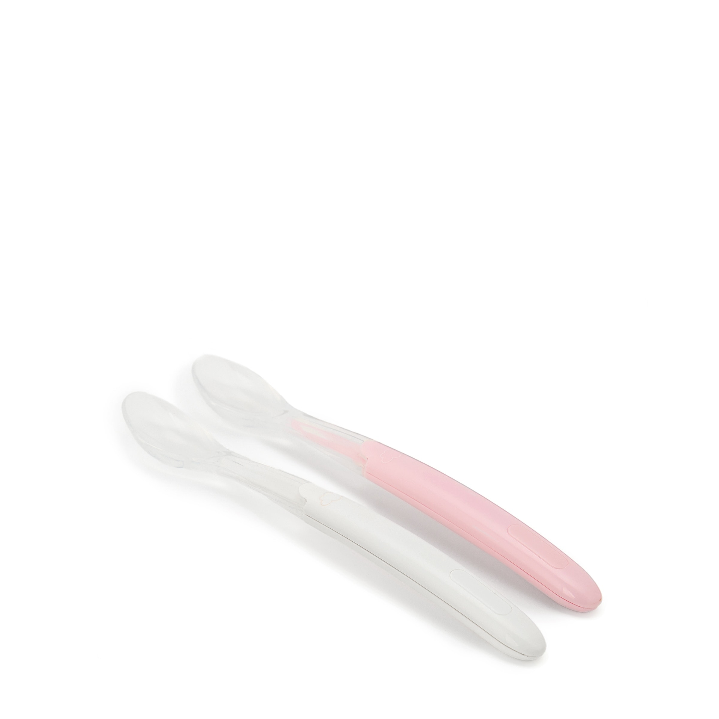 Cotton Juice Baby Home - Cucharas con punta de silicona 2uds Cotton Juice Baby Home. - Image 1