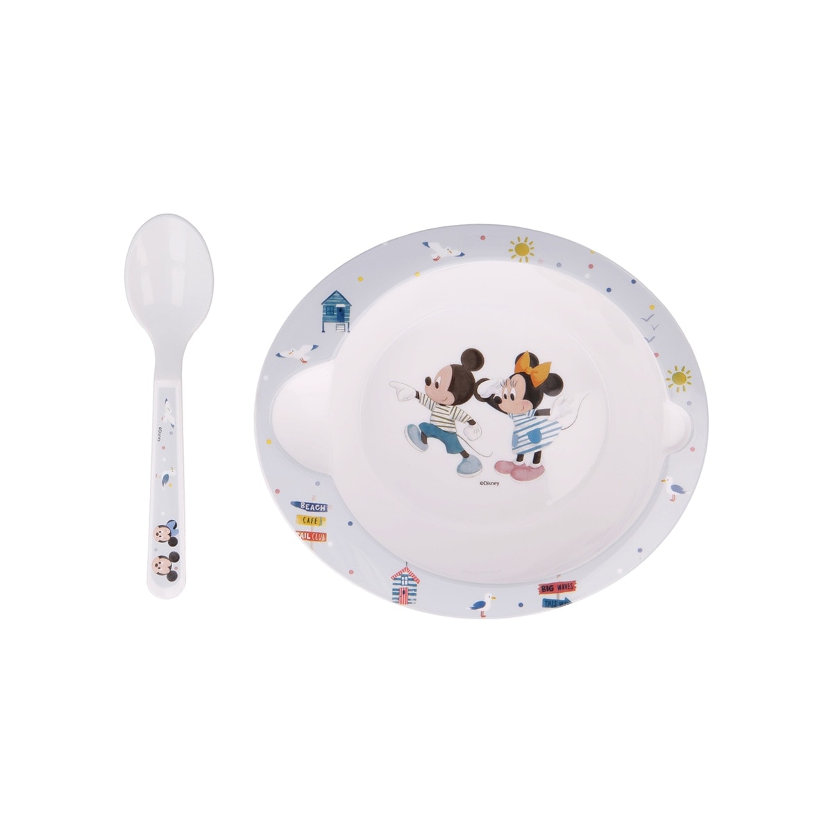 Stor - Juego de Bol y Cuchara Disney Baby Mickey Minnie Micro Baby multicolor. - Image 1