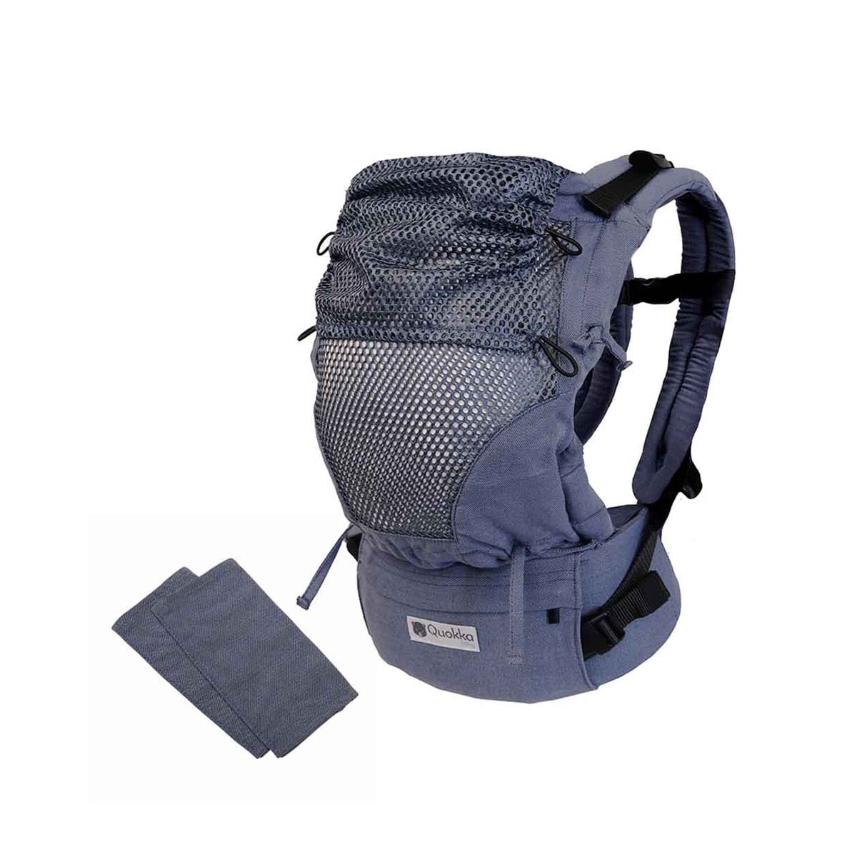 Quokkababy - Mochila portabebés Quokkababy E-carrier Mesh 3 posiciones. - Image 1