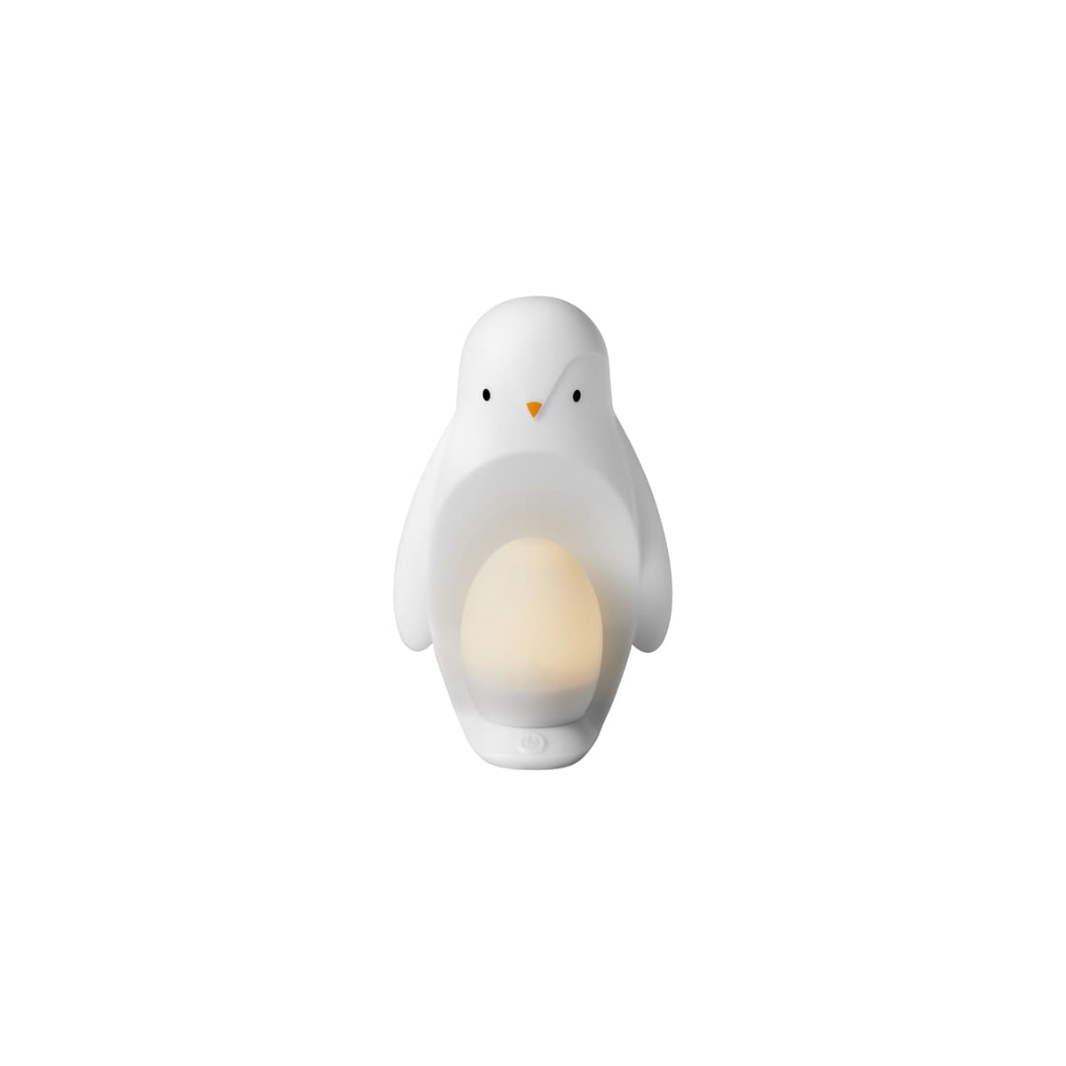 Tommee Tippee - Luz Quitamiedos Tommee Tippee Pingüino Grobite luz nocturna 2 en 1 de silicona blanco.