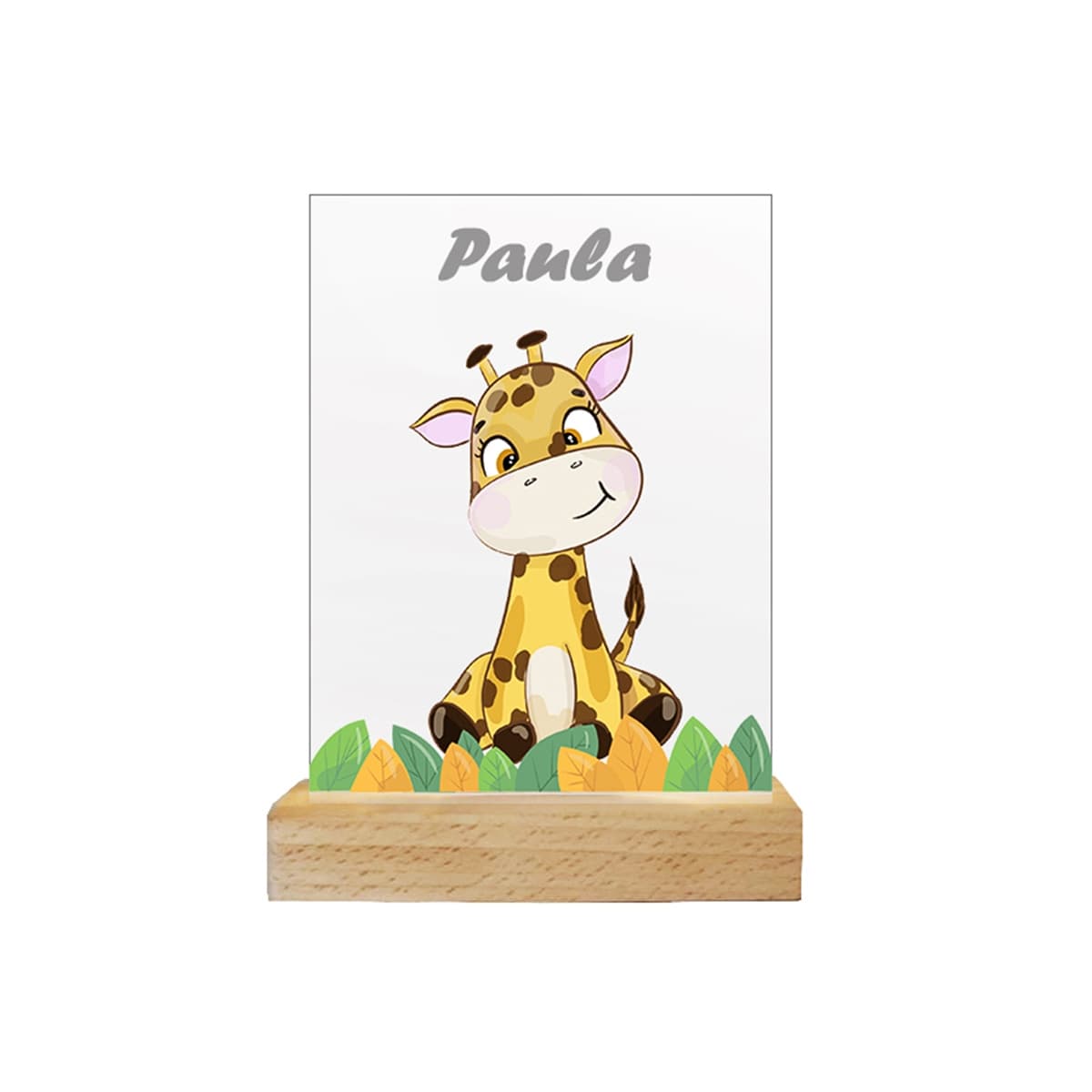 TRANSPARENT GIFT® - Lámpara quitamiedos Transparent Gift® LED personalizable.