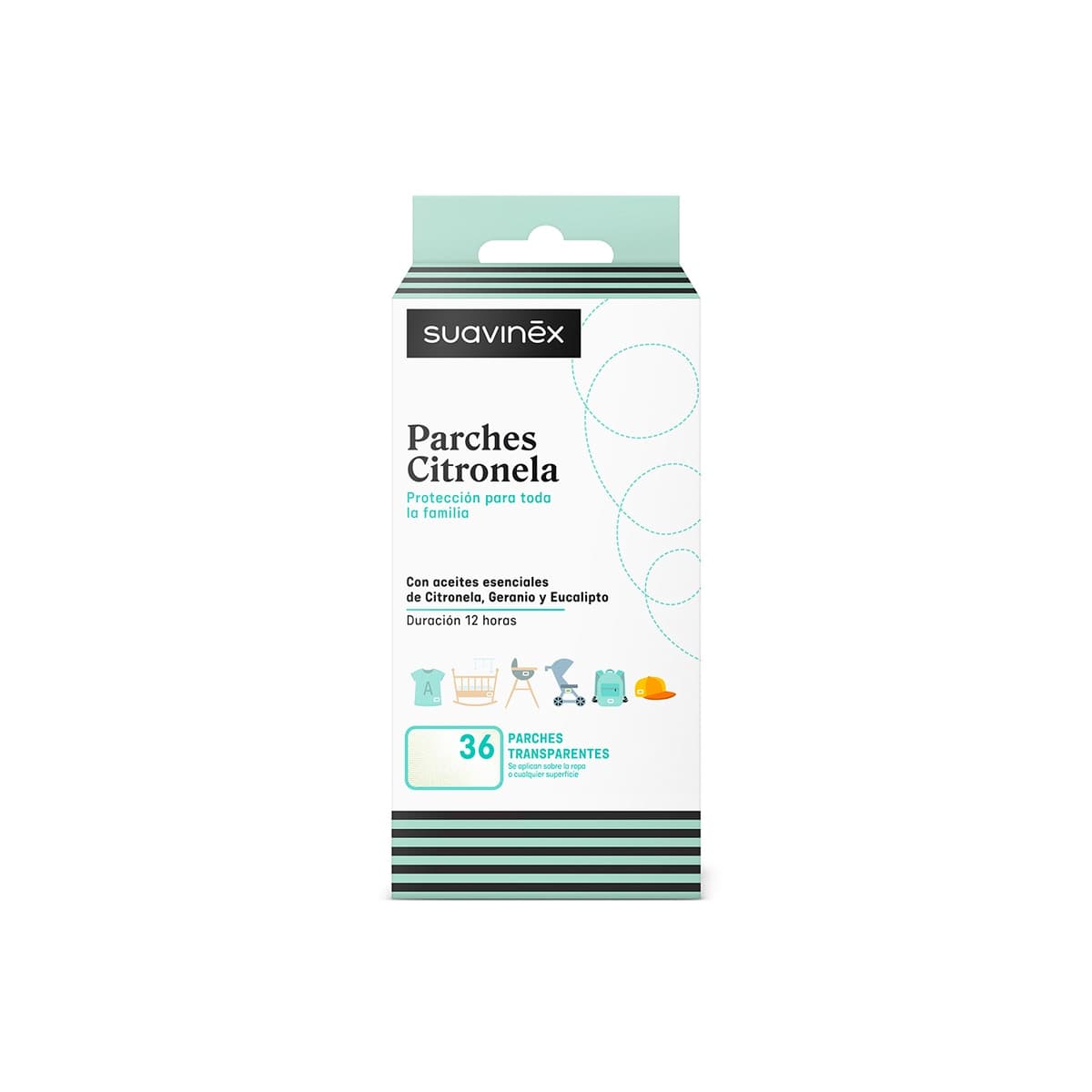 Suavinex - Parches Con Citronella Infantil Suavinex 36unidades.