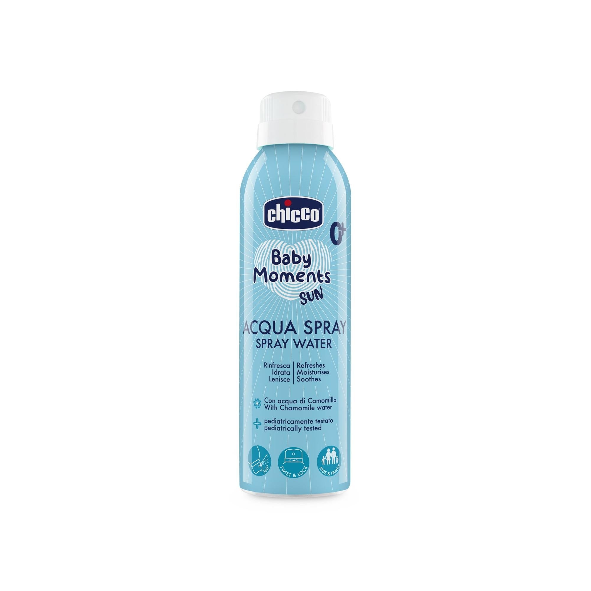 Chicco - Agua refrescante Chicco en spray 150ml, 0 meses. - Image 1