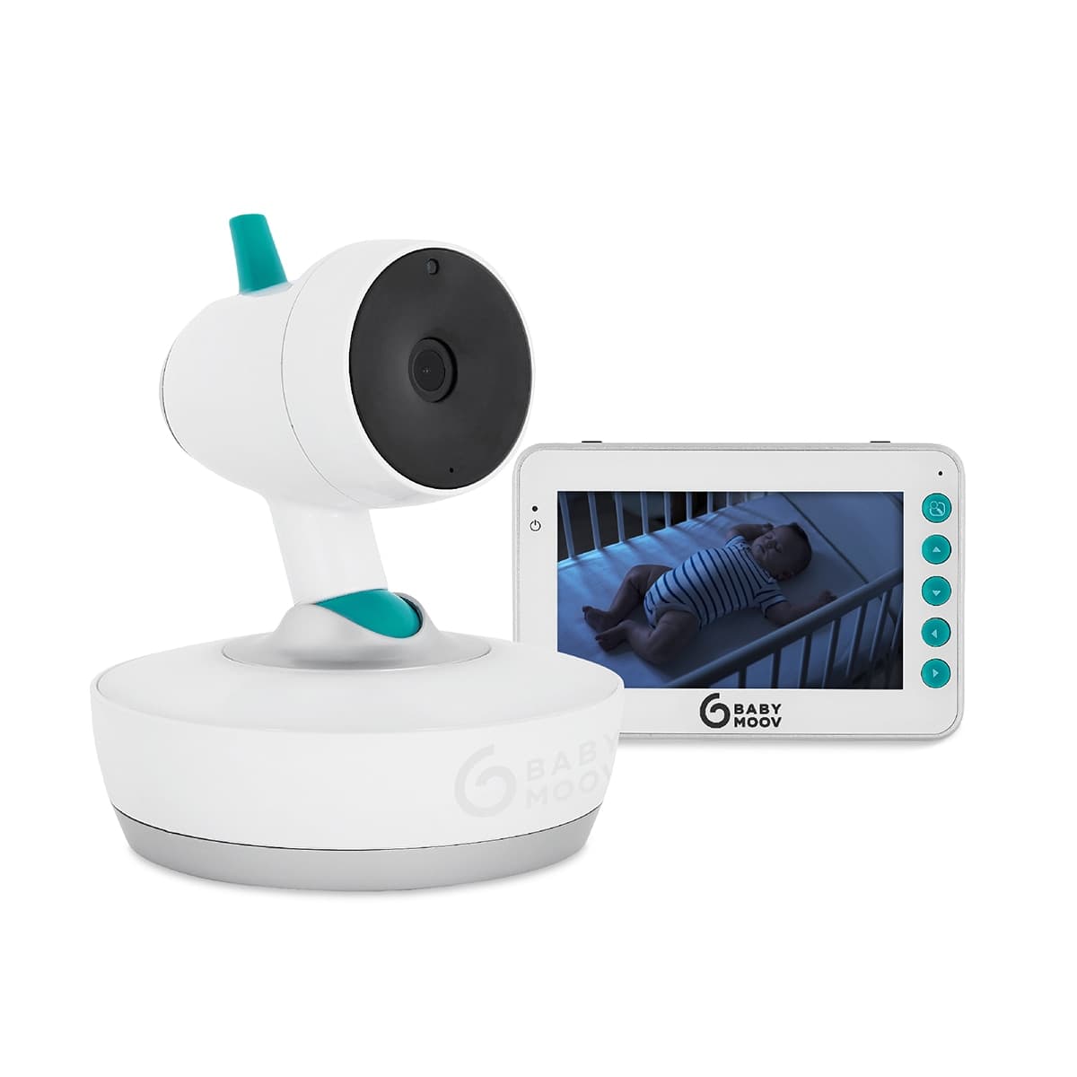 Babymoov - Babymoov Vigilabebés de vídeo motorizado Yoo-Moov.