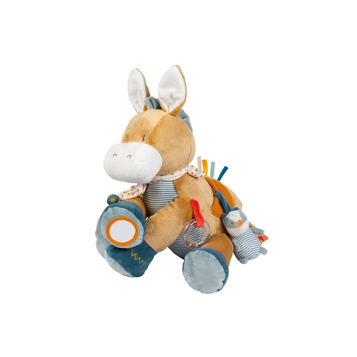 Nattou - Peluche burrito Nattou con actividades colección Felix&Leo. - Image 1
