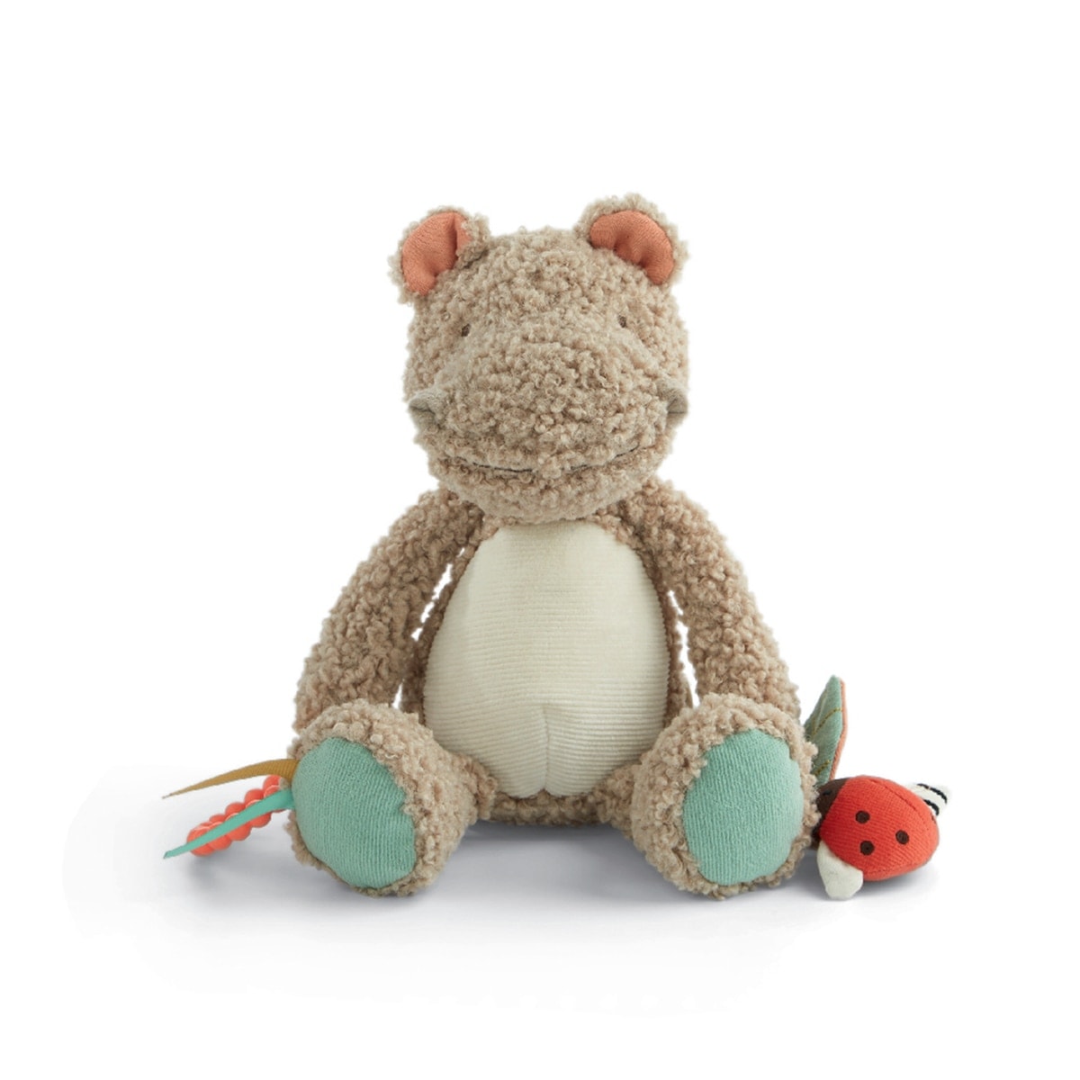 Mamas & Papas - Peluche de actividades Mamas&Papas hipopótamo colección Babyplay. - Image 1