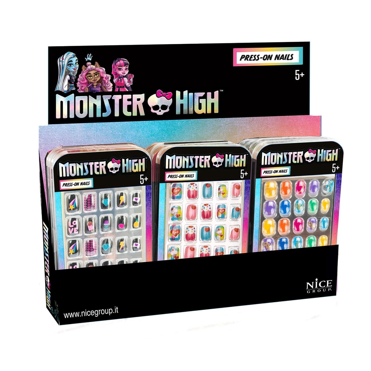 Monster High - Uñas En Blister Monster High.