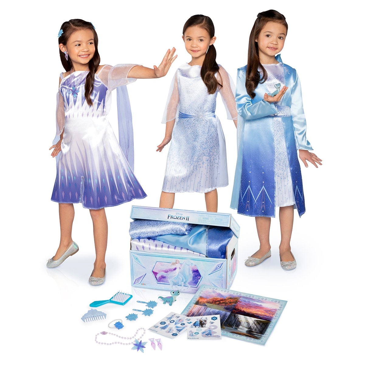 Jakks Pacific - Baúl Deluxe Elsa con 3 disfraces diferentes y 14 accesorios Frozen Jakks Pacific. - Image 1