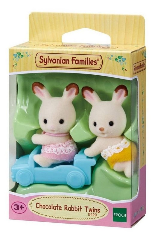 Sylvanian Families - Gemelos Conejo Chocolate Sylvanian Families. - Image 1
