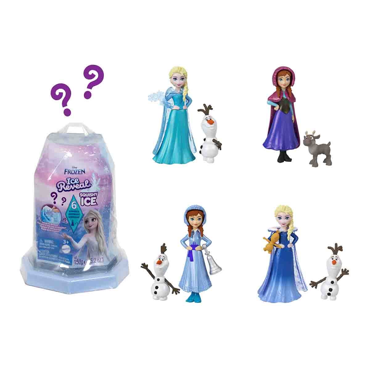 Mattel - Mini Muñeca sorpresa Squishy Ice Reveal Disney Frozen Mattel modelos surtidos. - Image 1