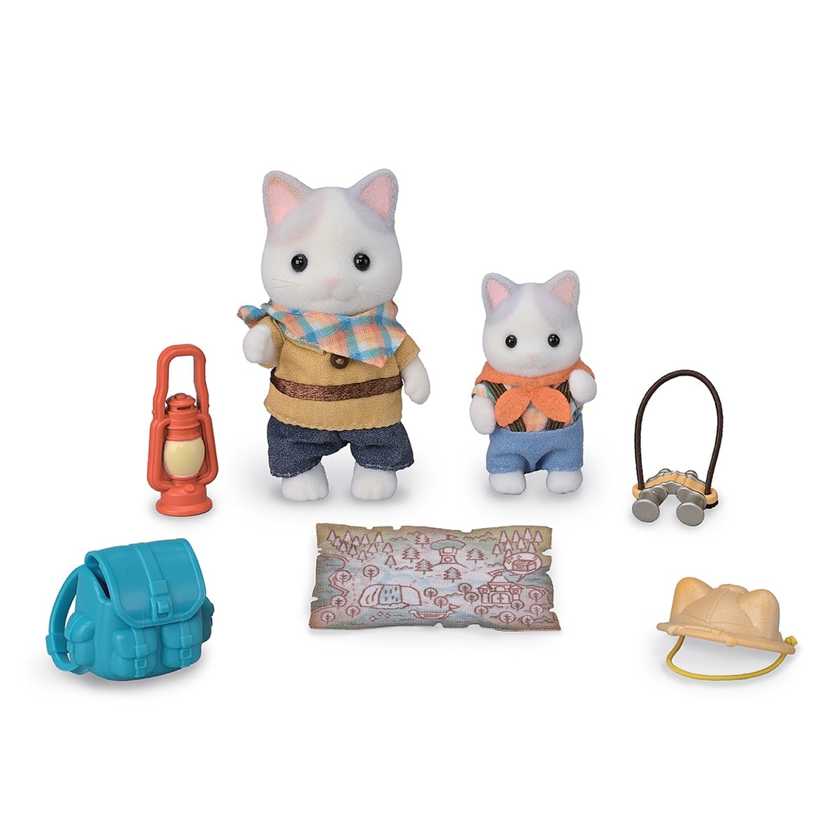 Sylvanian Families - Set de exploradores-Hermanos Gato Latte Sylvanian Families. - Image 1