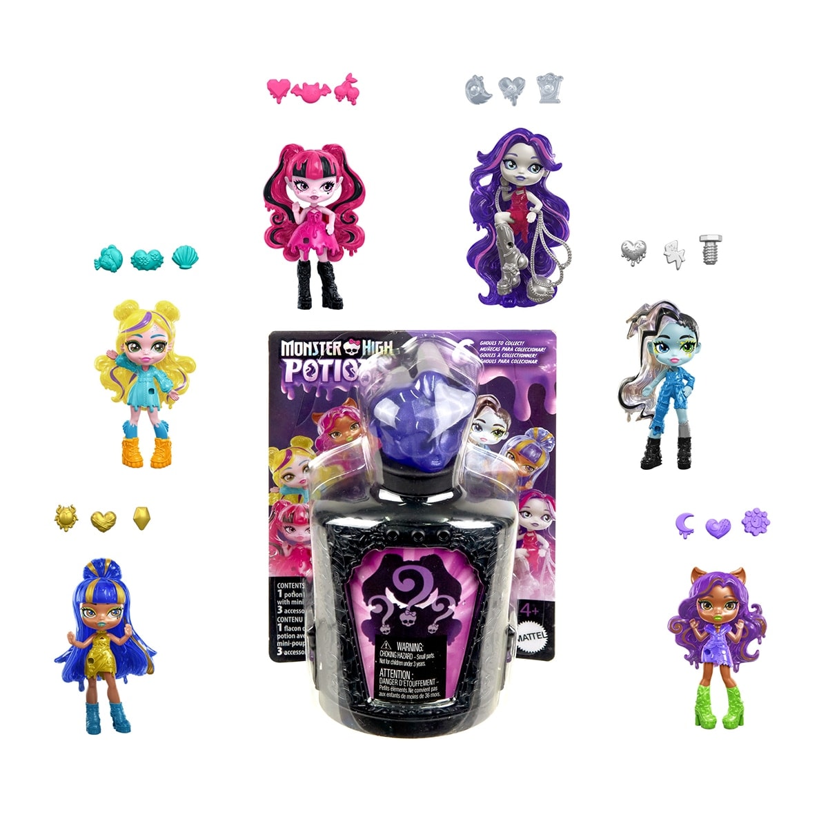Monster High - Minimuñeca personaje sorpresa Potions Monster High modelos surtidos. - Image 1