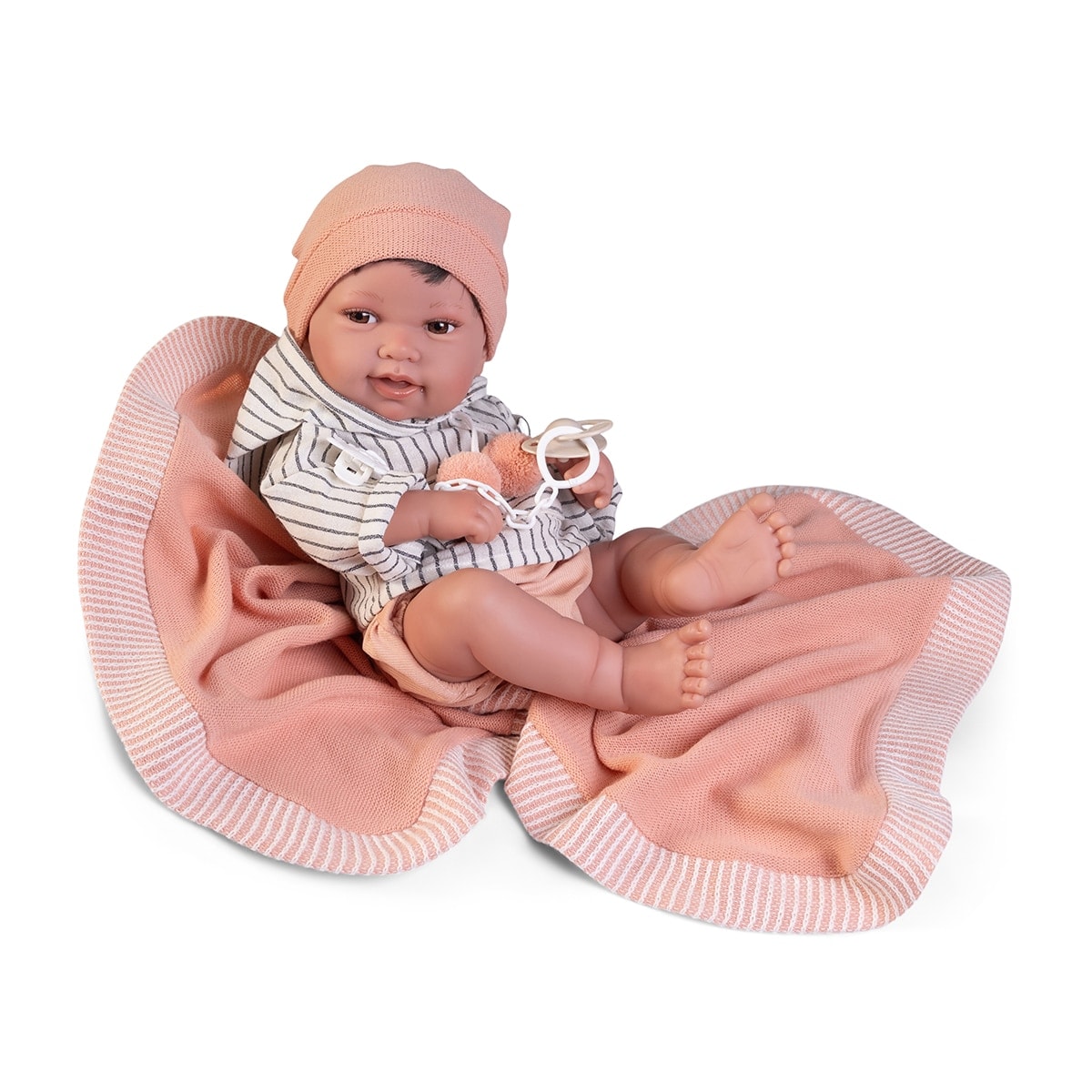 Muñecas Antonio Juan - Muñeca Recién Nacido Pipo con toquilla parejita Muñecas Antonio Juan. - Image 1