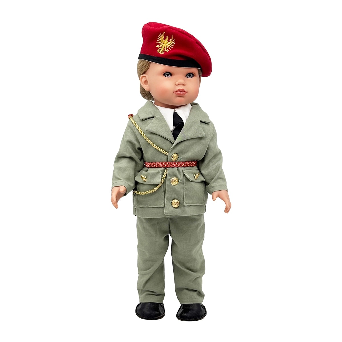 Muñecas Antonio Juan - Muñeca Leonor con uniforme militar Muñecas Antonio Juan. - Image 1