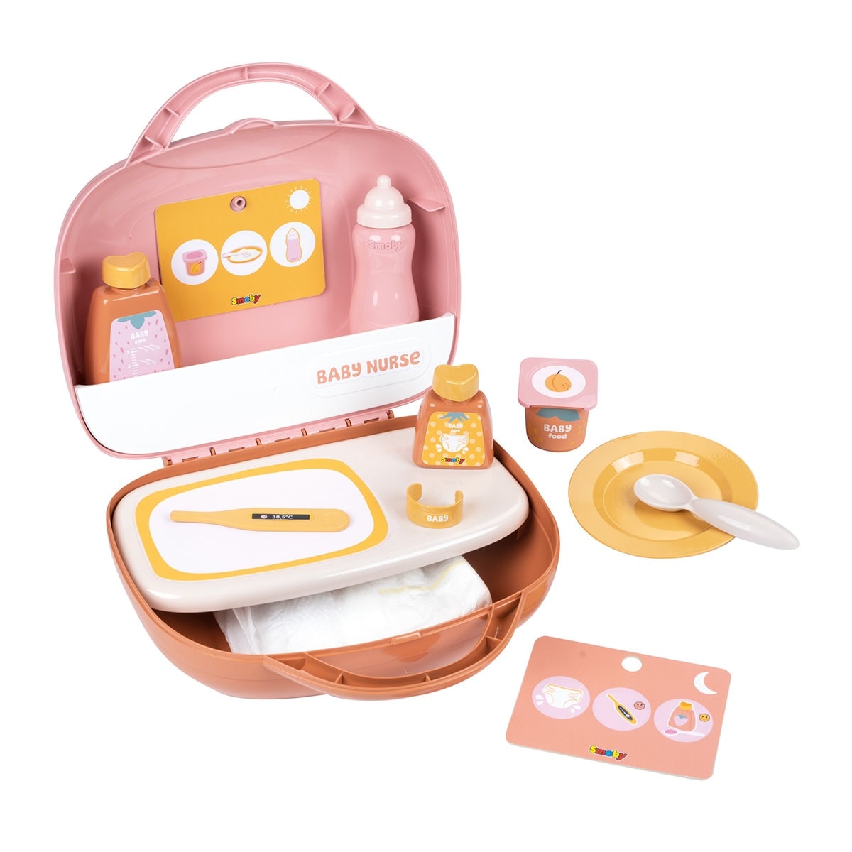 Smoby - Maletín cuidados bebé Baby Nurse Vanity con 13 Accesorios incluidos Smoby. - Image 1
