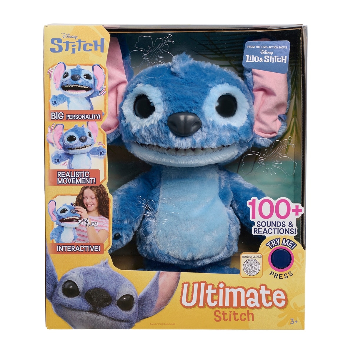 Just Play Products - Peluche interactivo Ultimate Stitch. - Image 1