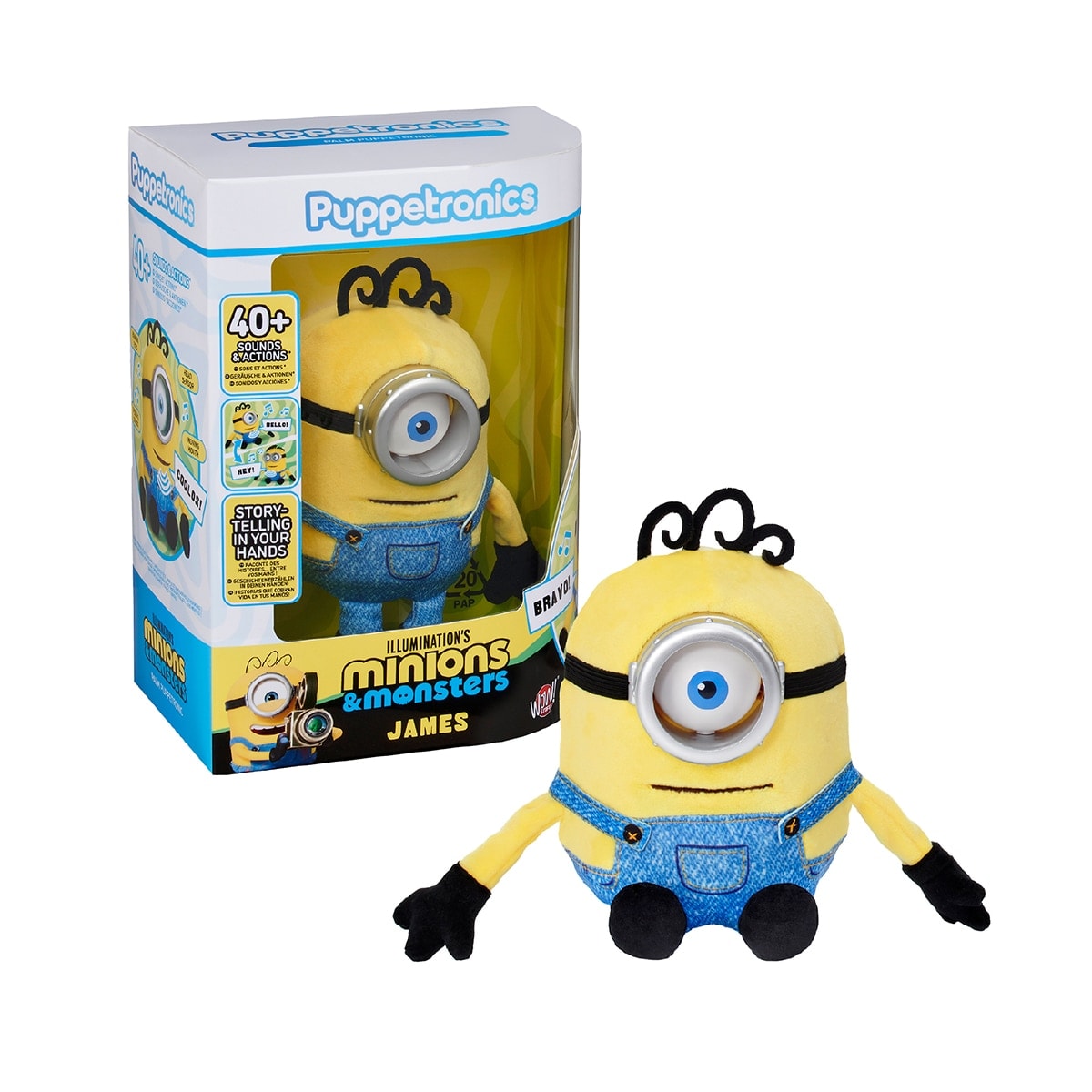 Famosa - Peluche interactivo Puppetronic Henry James Minions Famosa. - Image 1