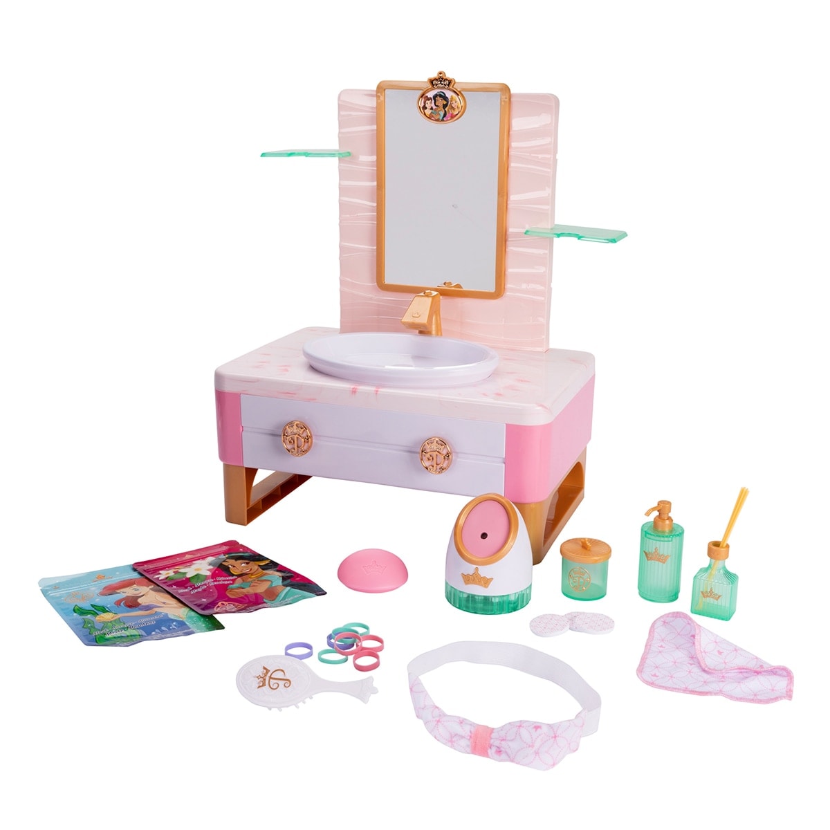 Jakks Pacific - SPA Belleza con Funciones reales con 20 accesorios Disney Princesas Jakks Pacific. - Image 1