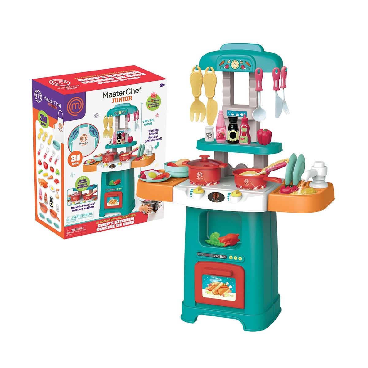 Famosa - Cocina Electrónica con 31 Accesorios MasterChef Jr.. - Image 1