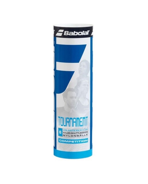 Babolat - Bote de 6 volantes de bádminton Tournament Babolat. - Image 1