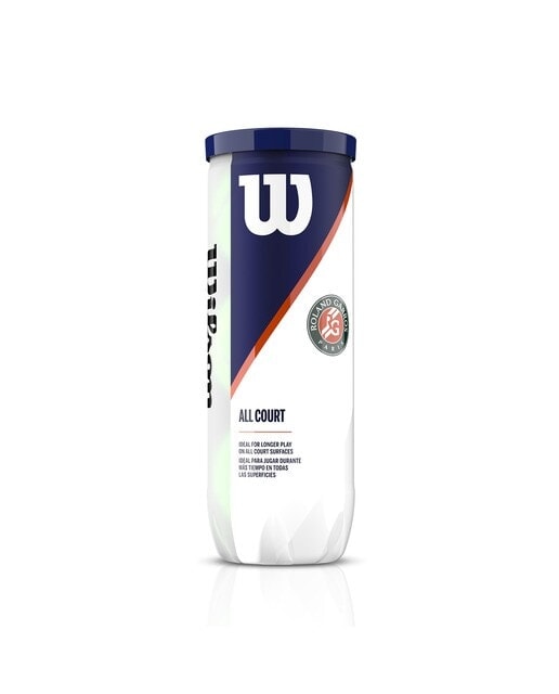 Wilson - Bote de 3 pelotas de tenis Roland Garros All Court Wilson. - Image 1