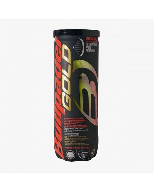 Bullpadel - Pack de 3 pelotas de pádel Gold Bullpadel. - Image 1