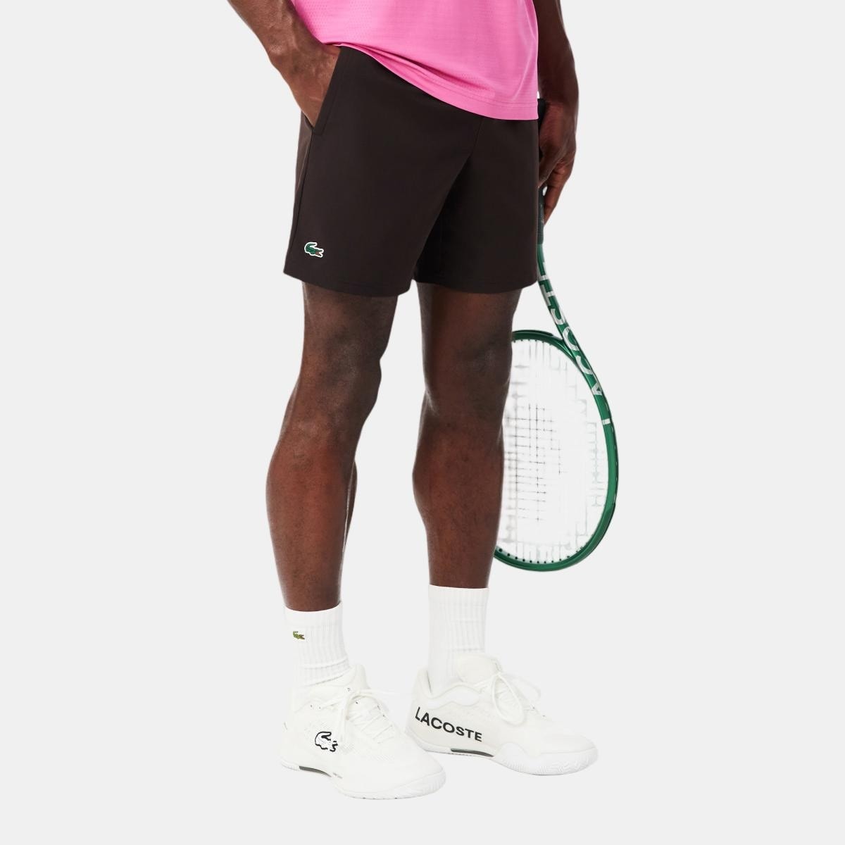 Lacoste - Pantalón de hombre corto de tenis elástico Ultra-Dry. - Image 1