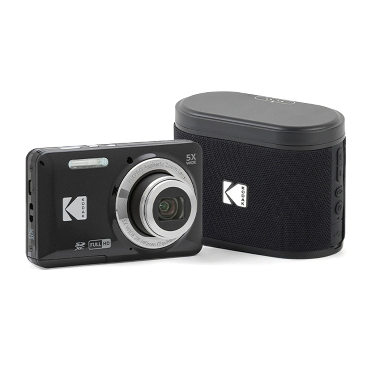 Kodak - Cámara compacta Kodak PixPro FZ55 + Altavoz inalámbrico Kodak Soundbrix. - Image 1