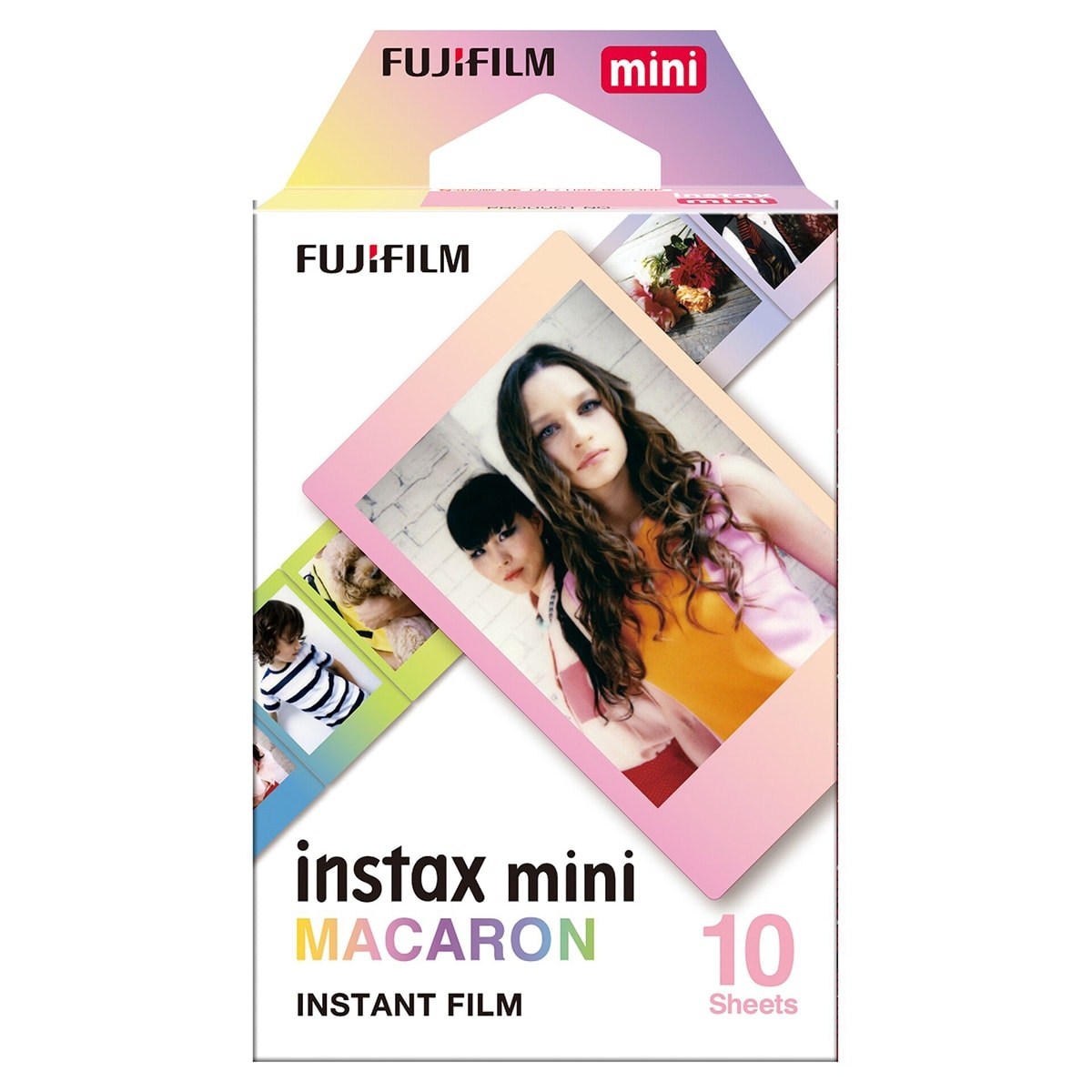 Fujifilm - Película instantánea Fujifilm instax mini Macaron, 10 fotos. - Image 1