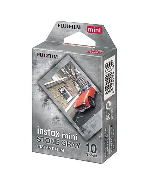 Fujifilm - Película instantanea Fujifilm para Instax Mini Stone Gray - 10 fotos.