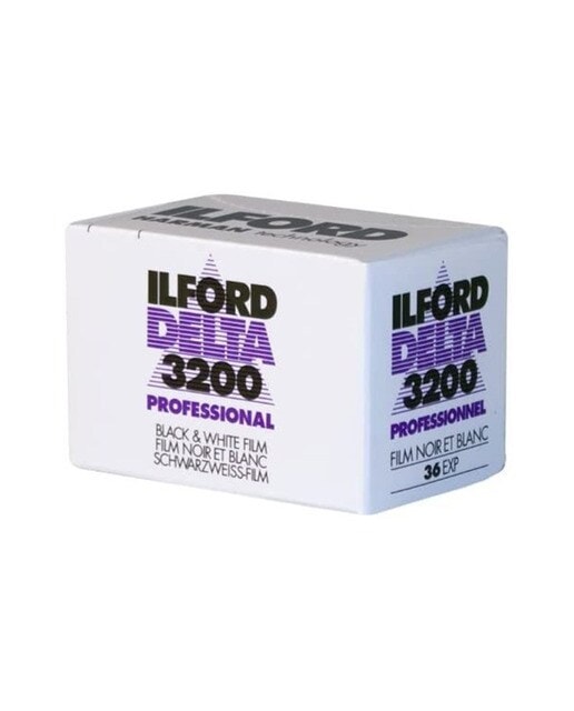 ILFORD - Película fotográfica Ilford Delta 3200, 135-36, Blanco y negro. - Image 1