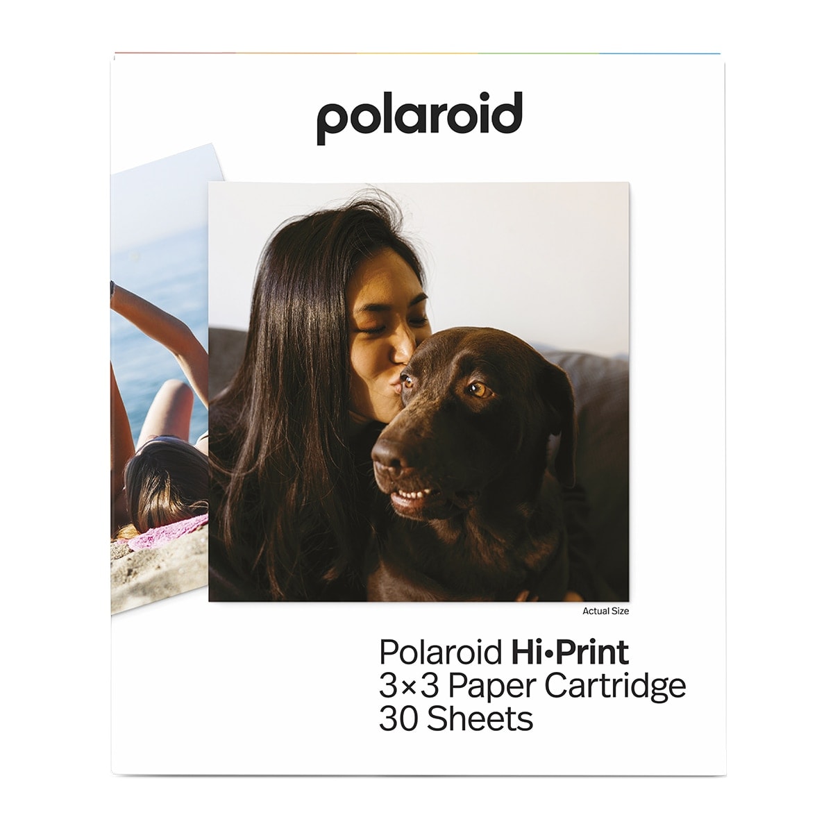 Polaroid - Cartucho de papel Polaroid para impresora fotográfica Hi-Print 3×3, 30 hojas. - Image 1
