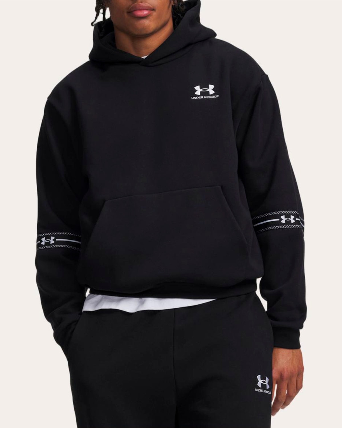 Under Armour - Sudadera de hombre UA Icon Flc Taped Hoodie Under Armour. - Image 1
