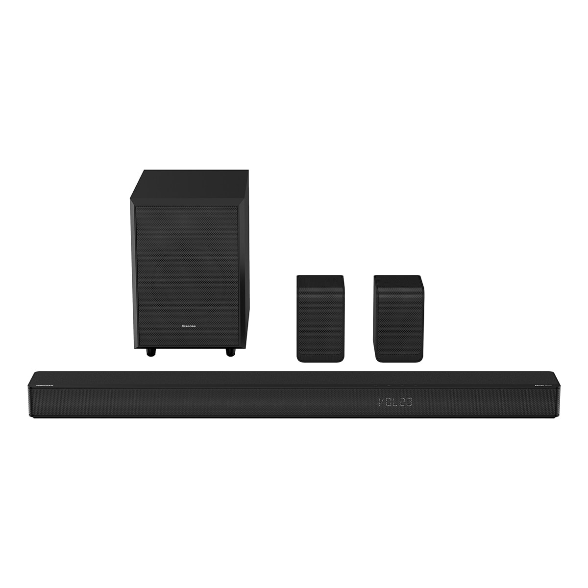 Hisense - Barra de sonido Hisense AX5125H, 5.1.2 Dolby Atmos, con Subwoofer inalámbrico. - Image 1