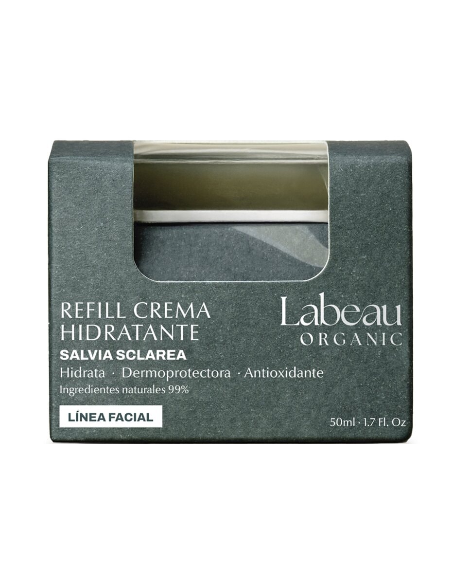 Labeau Organic - Recarga Crema Hidratante Facial con Salvia Sclarea 50 ml Labeau Organic. - Image 1
