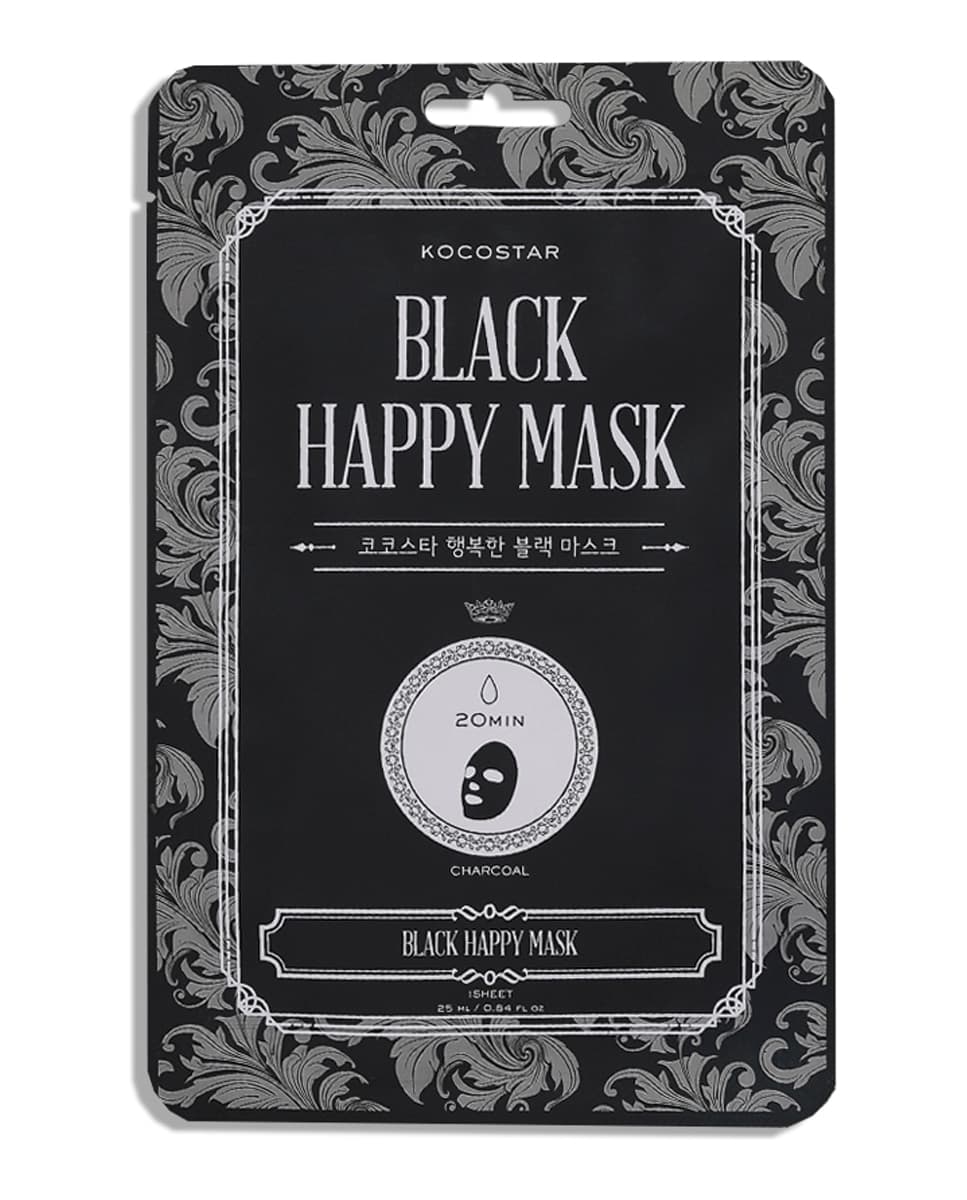 Kocostar - Mascarilla de velo Black Happy Mask Kocostar.