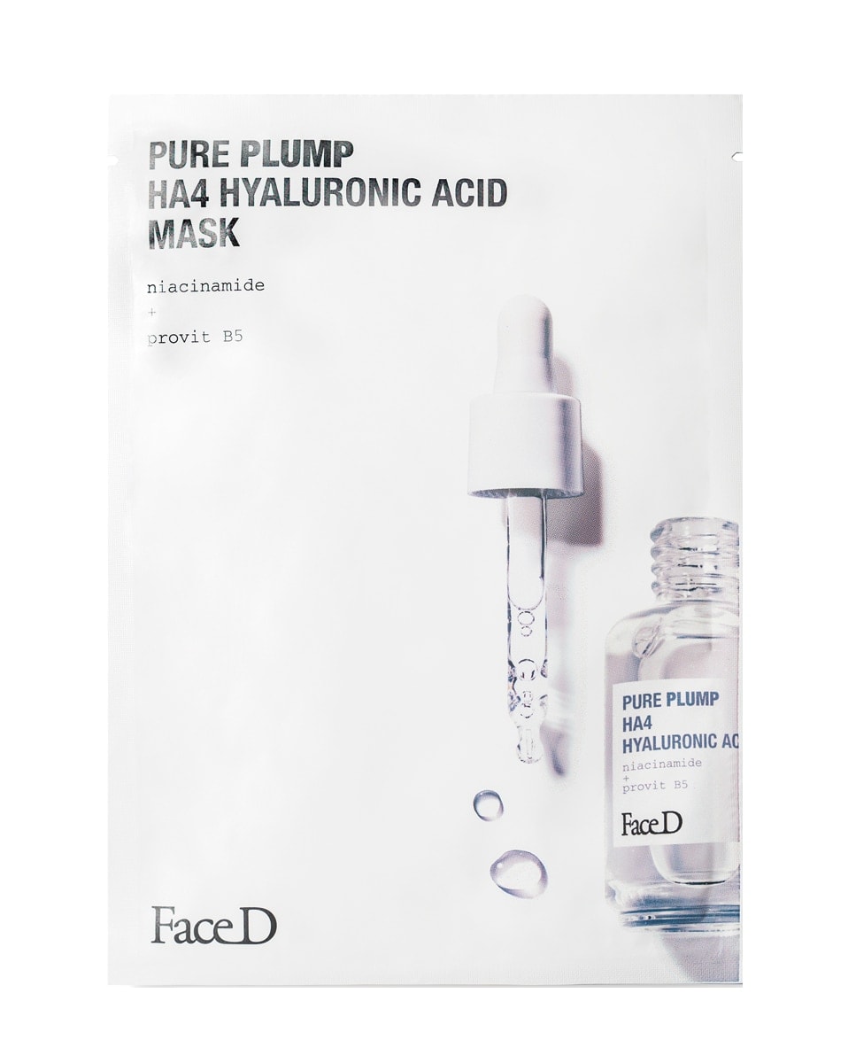 Face D - Mascarilla Facial de Ácido Hialurónico Pure Plump HA4 Face D. - Image 1