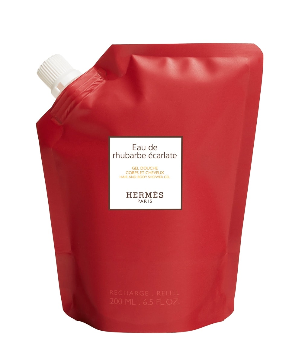 Hermès - Recarga Gel de Ducha para cuerpo y cabello Eau de Rhubarbe Écarlate 200 ml Hermès. - Image 1