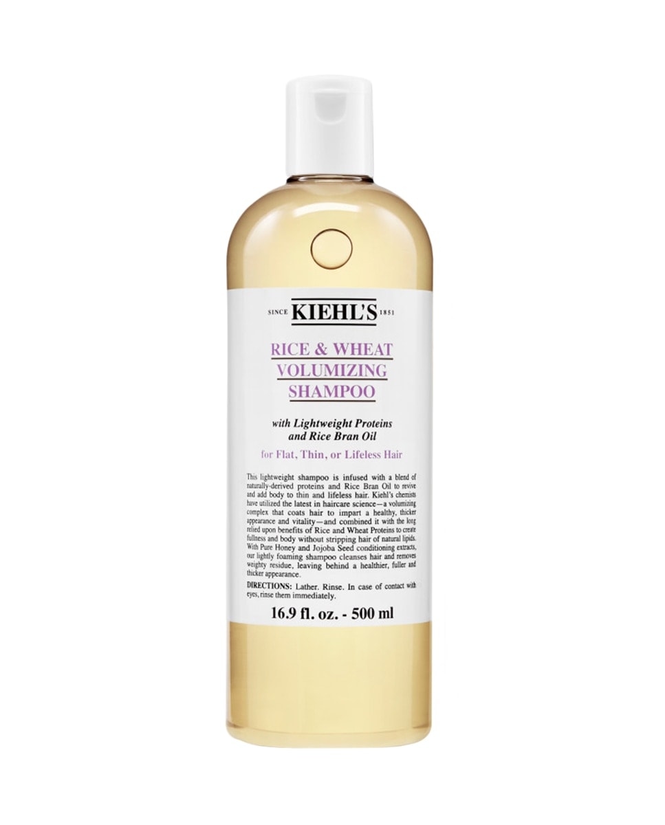 Kiehl's - Champú natural voluminizador Rice and Wheat Volumizing Shampoo 500 ml Kiehl's. - Image 1