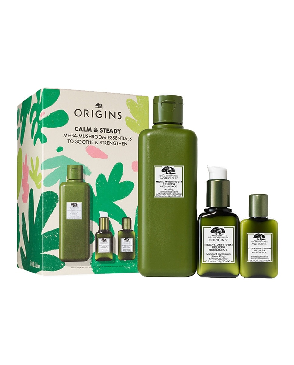 Origins - Estuche de regalo Alivio y Firmeza Mega-Mushroom Origins. - Image 1