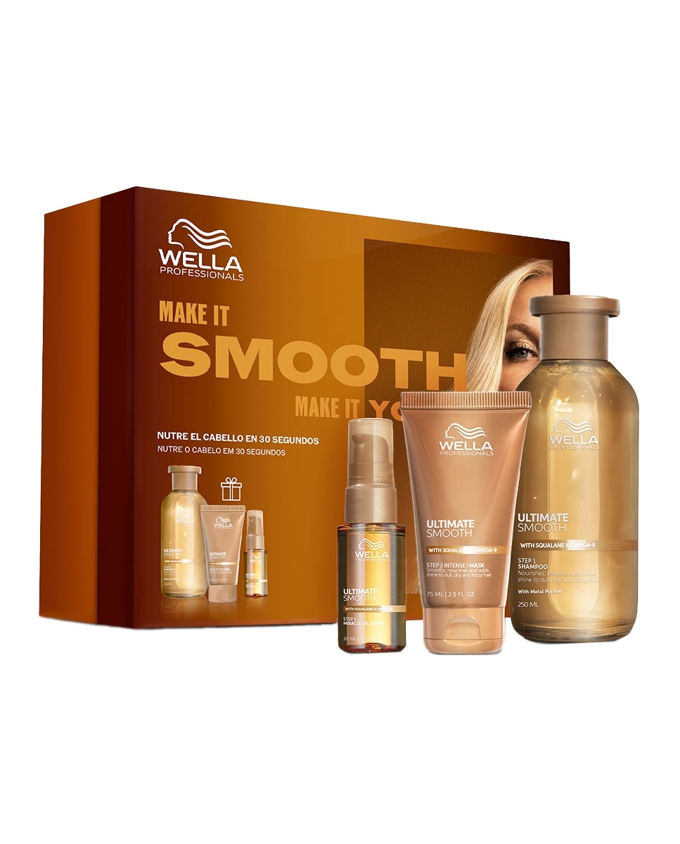 WELLA - Estuche Regalo Fusion: reparacion intensa y suavidad para cabello dañado Wella Professionals. - Image 1