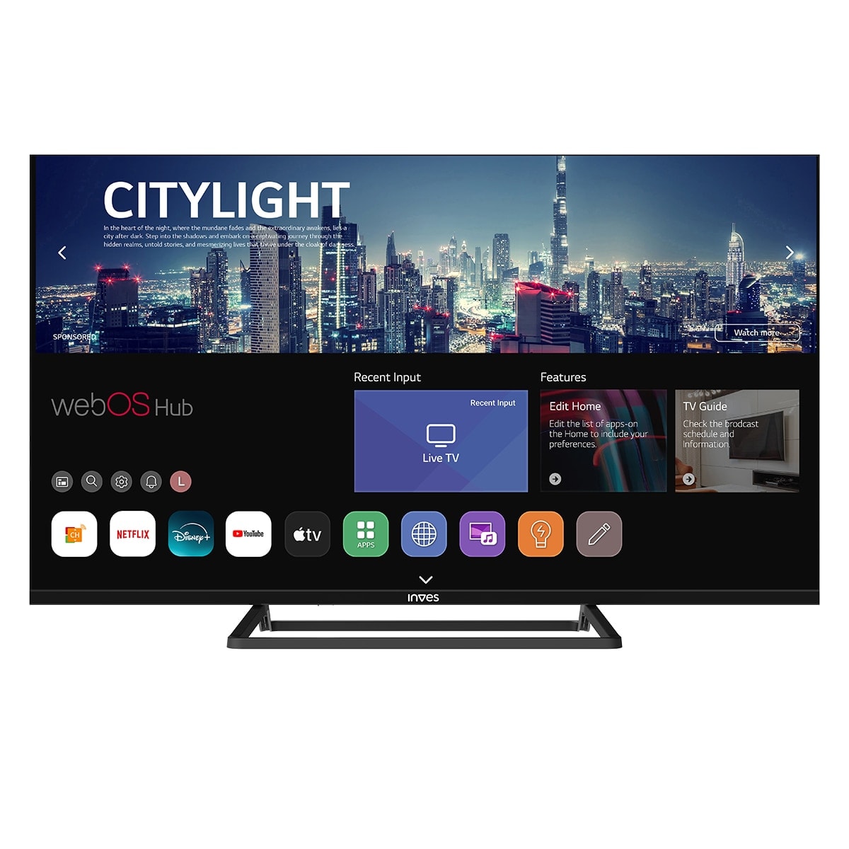 Inves - TV QLED 101cm (40") Inves QLED-4025WBS, Full HD, Smart TV. - Image 1