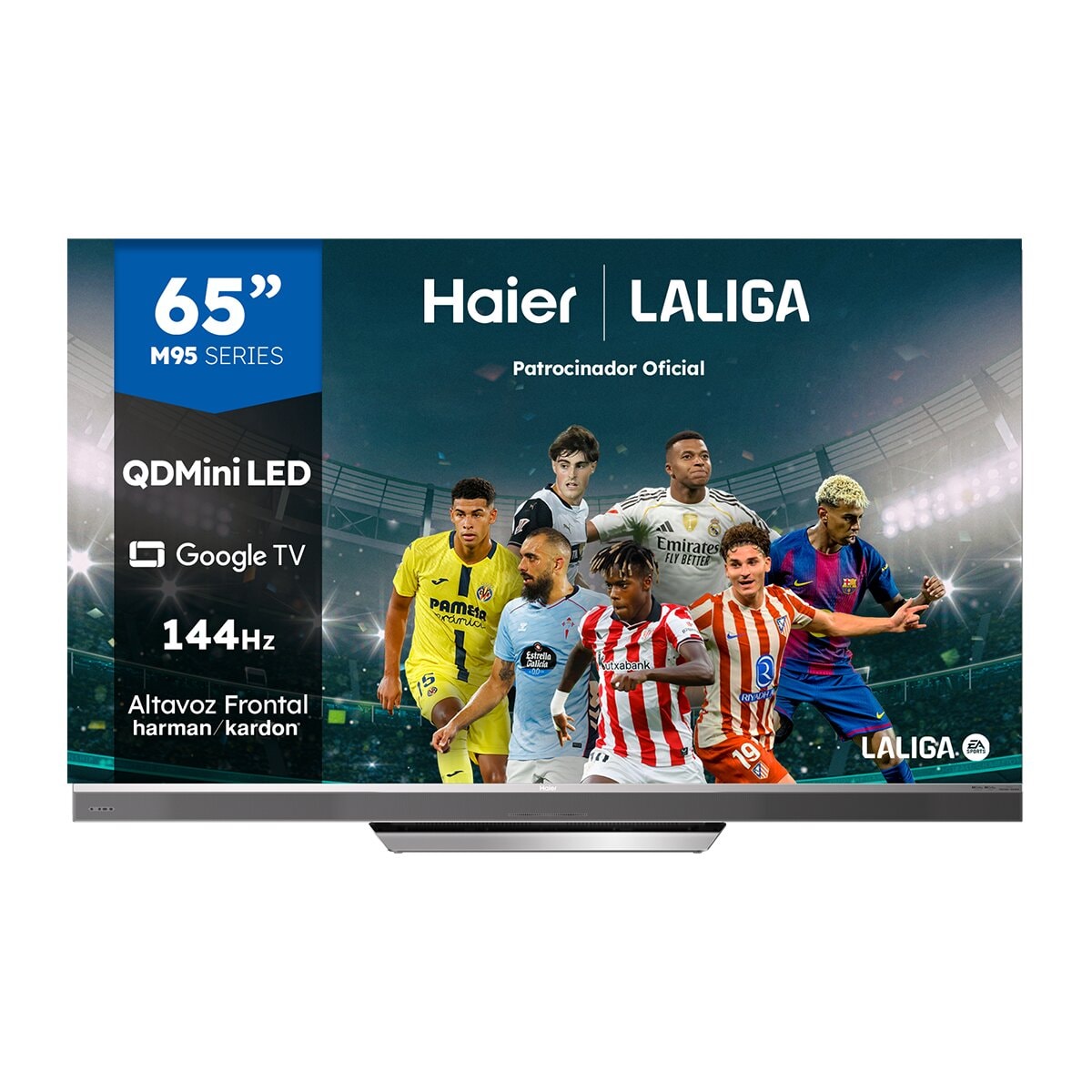 Haier - TV QLED MiniLED 165cm (65") Haier H65M95EUX M95E Series, UHD 4K, Smart Google TV, Dolby Vision, Harman Kardon. - Image 1
