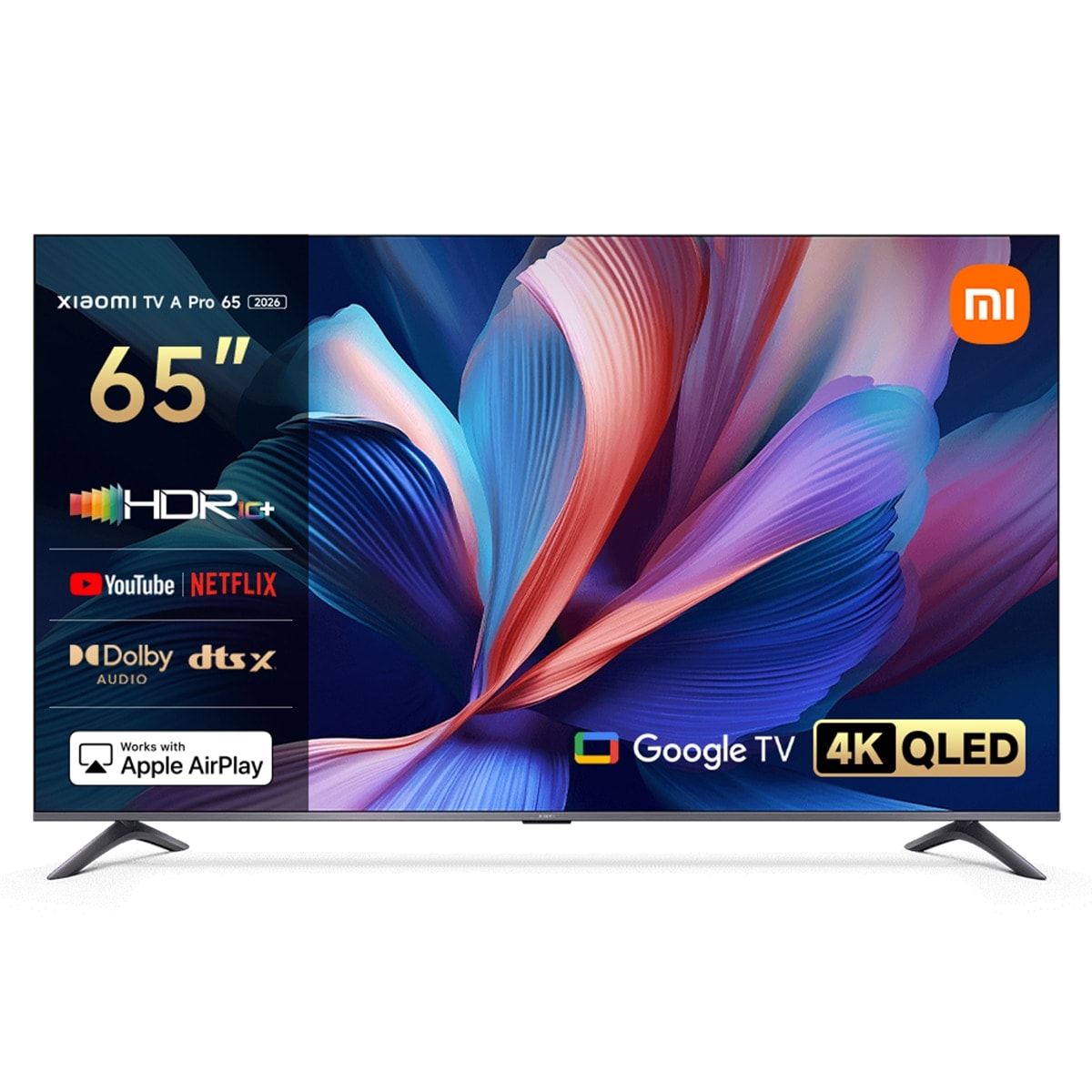 XIAOMI - TV QLED 163 cm (65") Xiaomi A Pro 2026 UHD 4K con Google TV, HDR10+, Dolby Audio DTS-X. - Image 1