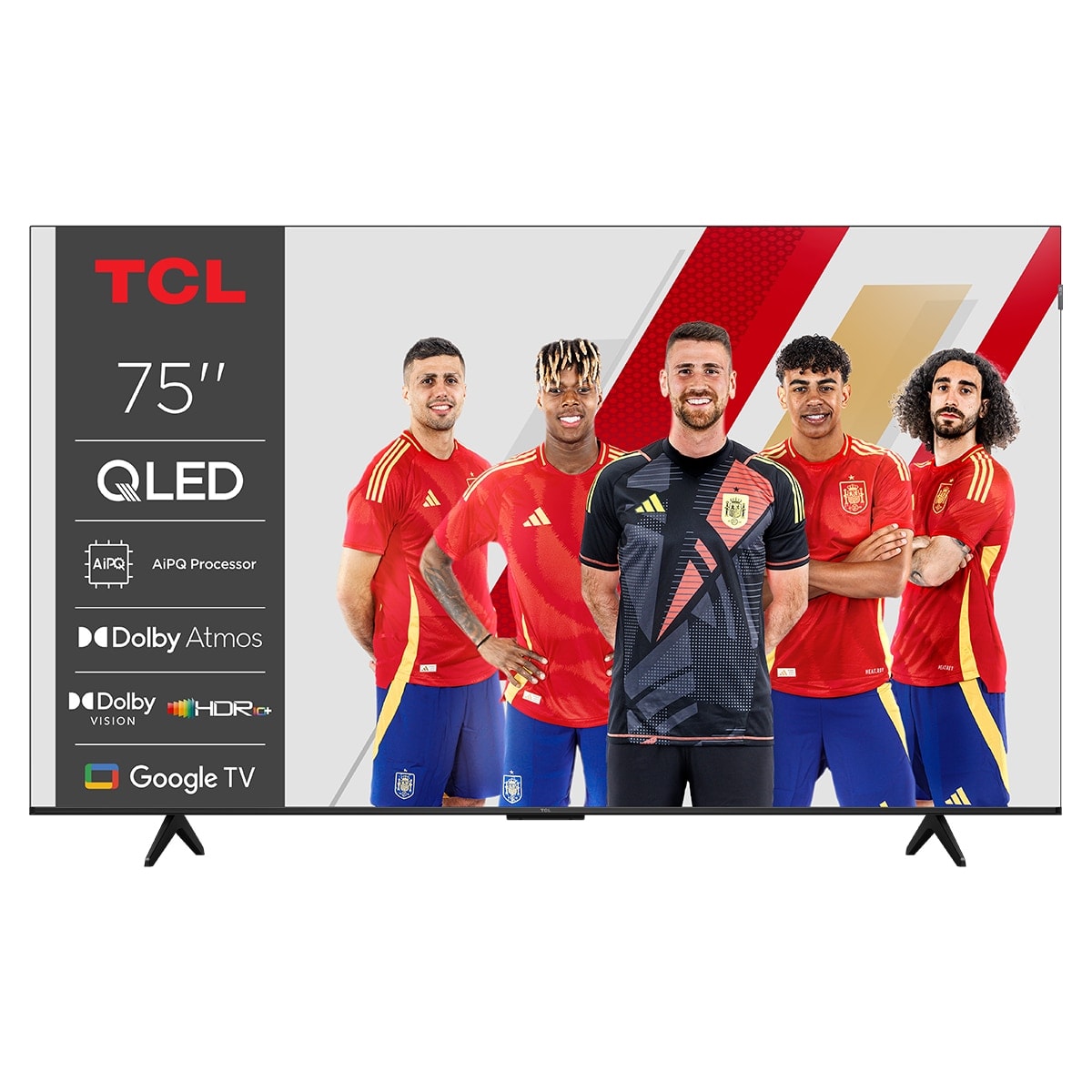 TCL - TV QLED 190,5 cm (75") TCL 75P7K, 4K HDR TV, Smart TV Powered by Google TV, compatible con Asistentes de voz. - Image 1