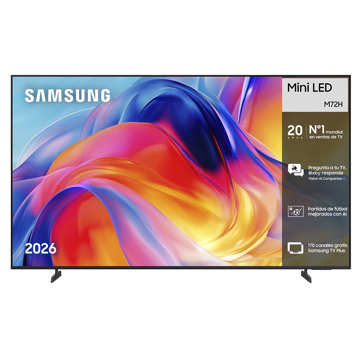 Samsung - TV Mini LED 163cm (65") Samsung TU65M72HAUXXC 4K Smart TV con Vision AI Football Mode. - Image 1