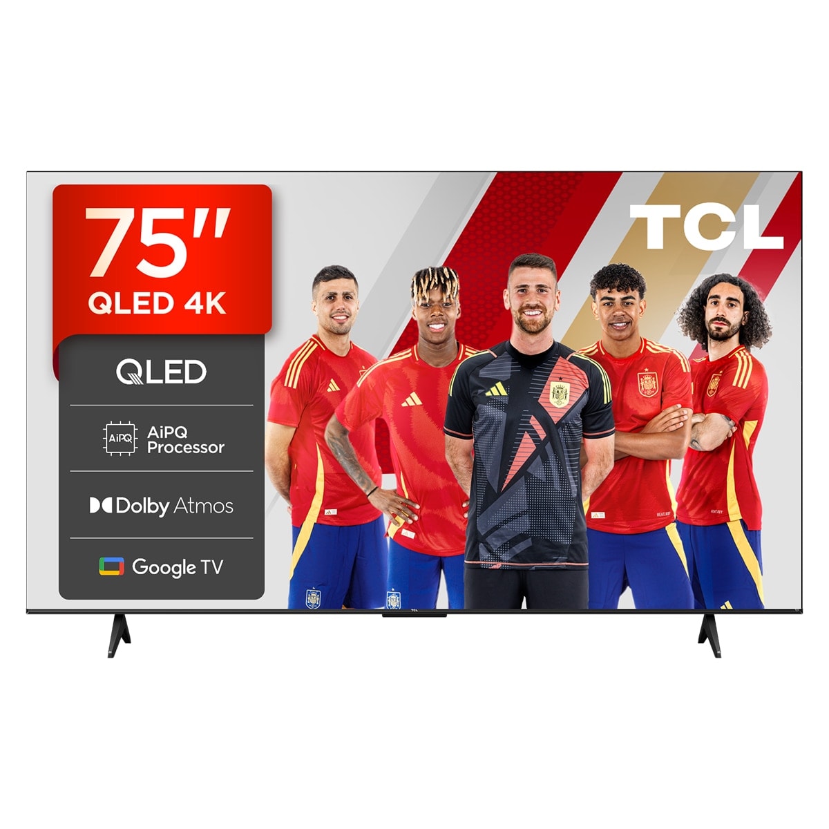 TCL - TV QLED TV 189cm (75") TCL 75T69C, 4K HDR, Direct LED, Google TV, Dolby Vision & Atmos, HDR10+, Game Master, VRR. - Image 1