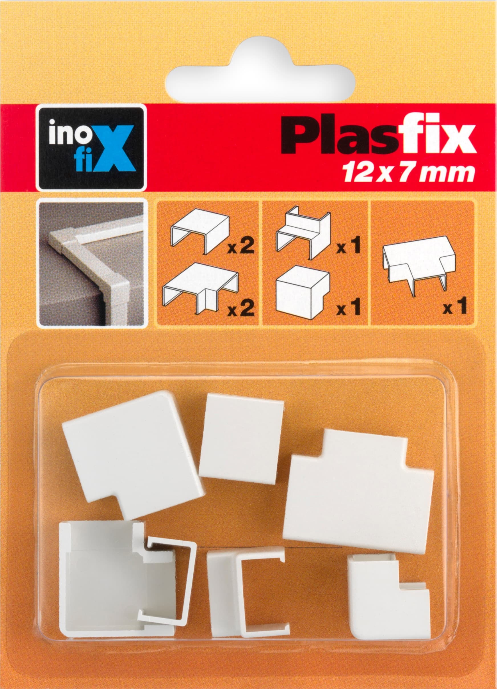 Plasfix - Acce surtidos canaleta 12x7mm blanco Plasfix 3410 2.