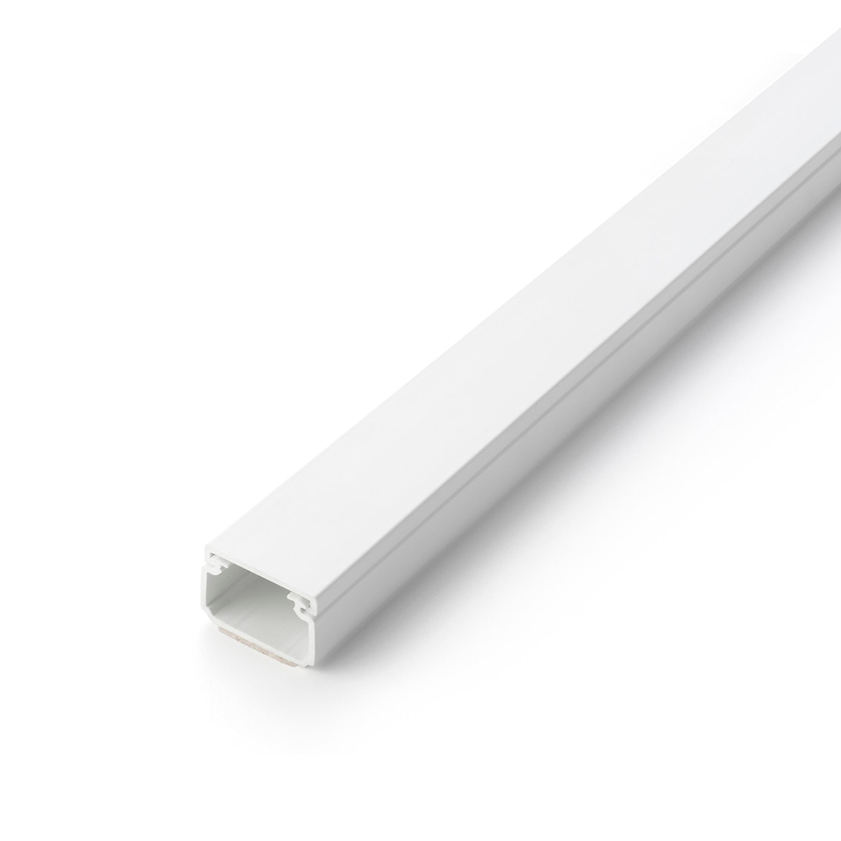 Inofix - Canaleta adhesiva 25x16 mm con tapa extraíble . Blanco. - Image 1